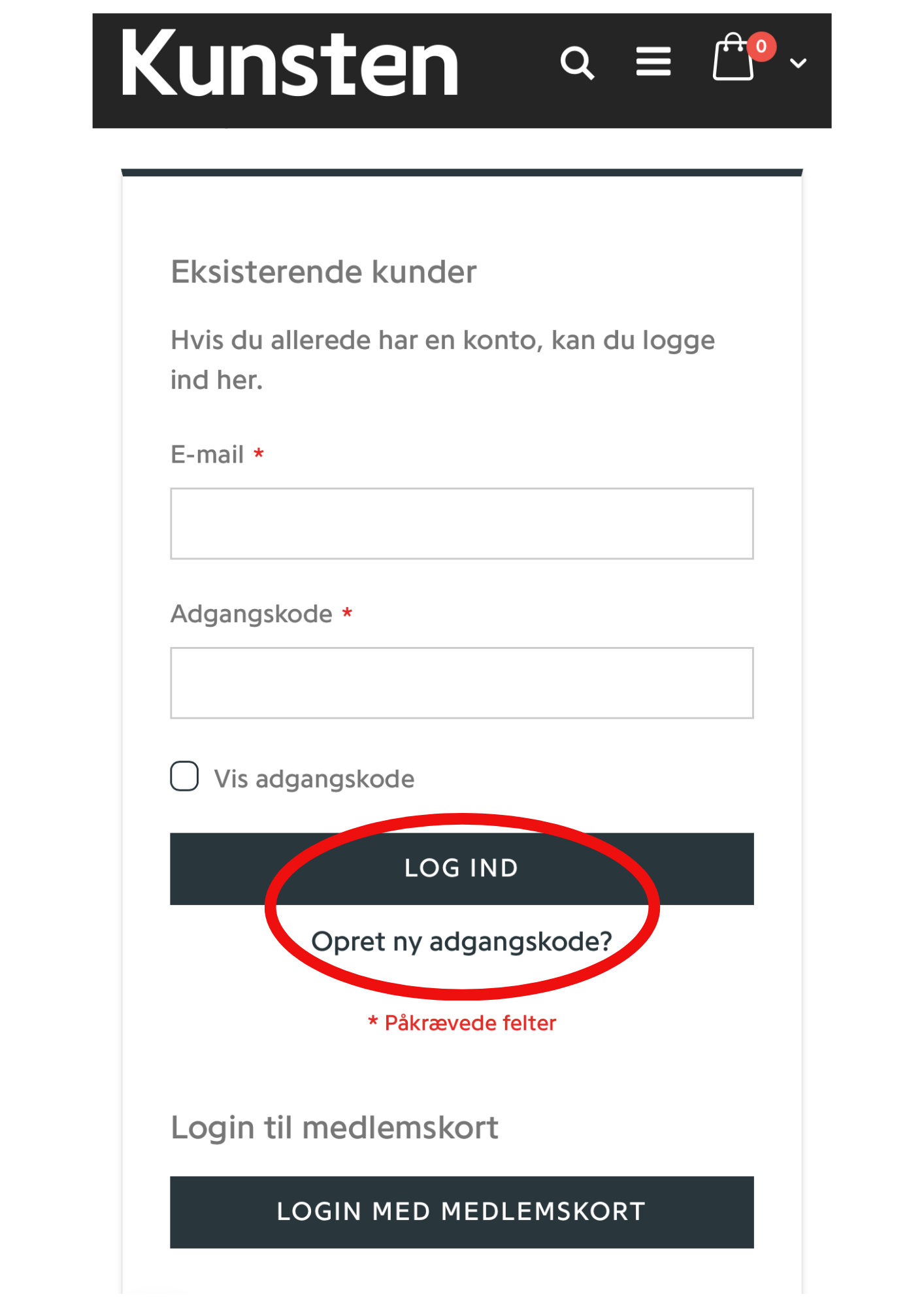 E-card guide