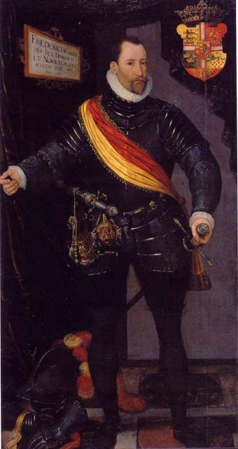 Portræt fra 1581 af Frederik den 2.