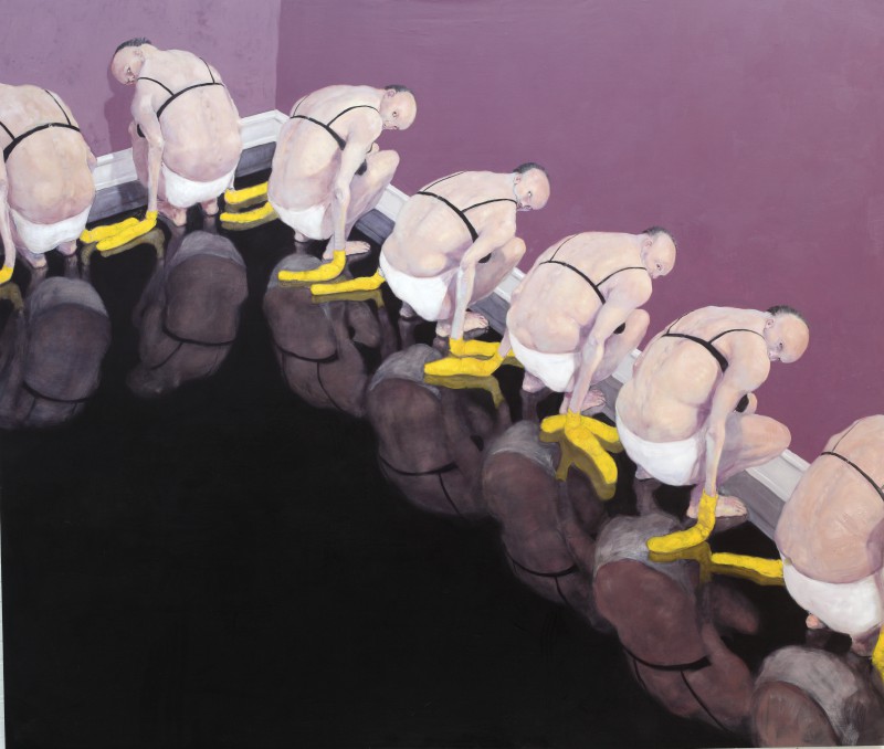 Michael Kvium. Social Dream Painting (1998).