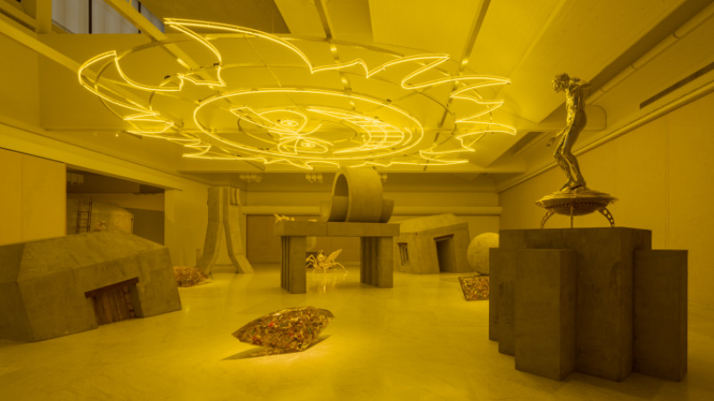 solar system installation view