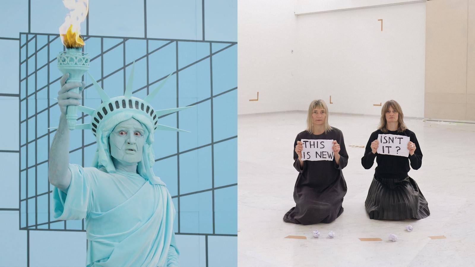 Foto af Alex Da Corte og Elina Brotherus