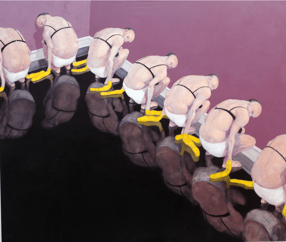 Michael Kvium Social Dream Painting