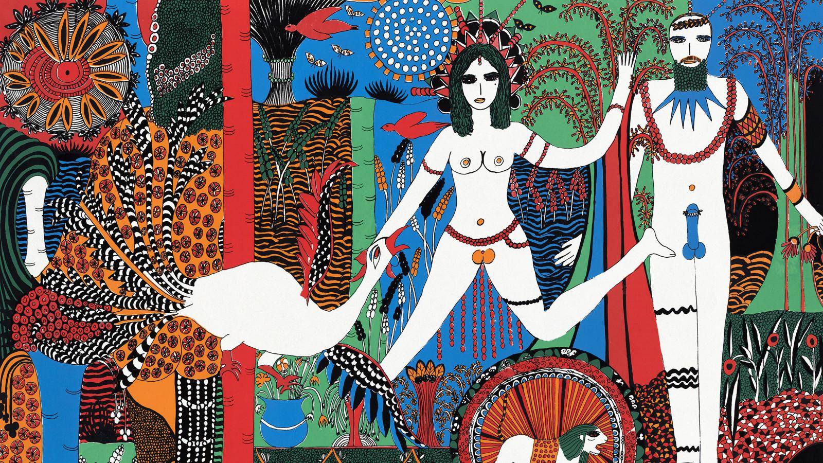 Dorothy Iannone: Flora and Fauna, 1973.