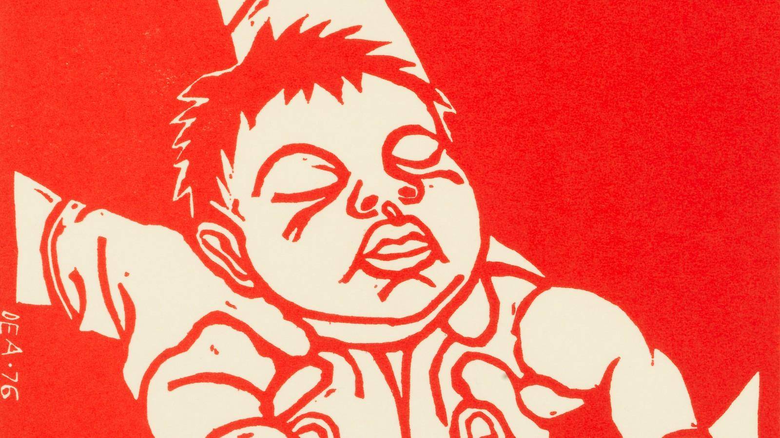 Dea Trier Mørch - Barn spadserer til sin moder